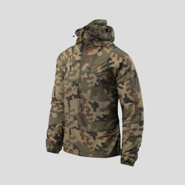 Windbreaker Kurtka WINDRUNNER® - WindPack® Nylon - PL Woodland - Helikon
