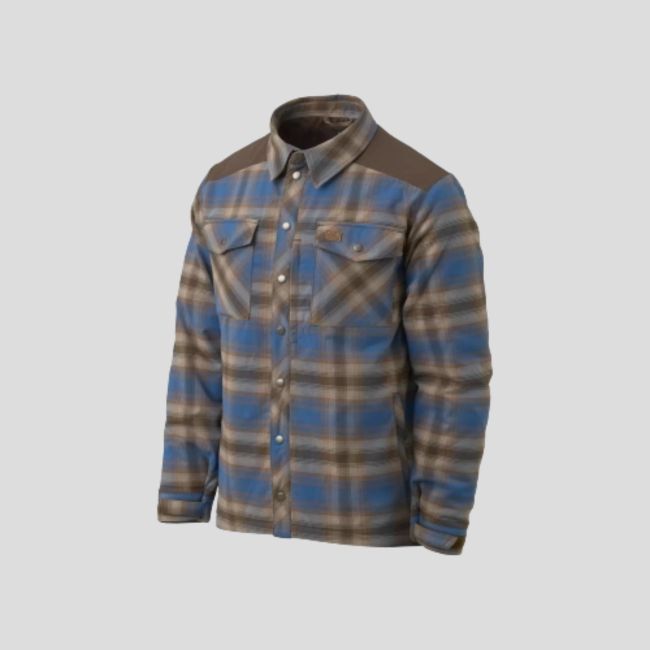 Chemise Winter Warden - Carreaux bleu forêt - Helikon