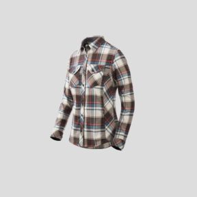 Camisa feminina Marigold - Padrão xadrez prado enevoado - Helikon