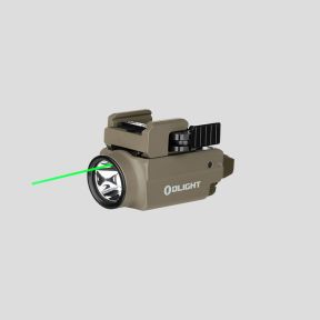 Torcia tattica con laser verde Baldr S (800 lumen) - Coyote - Olight