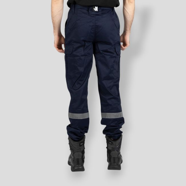Feuerwehr-Sicherheitshose mit Elasthan SAFETY - Marine - Nine Worths