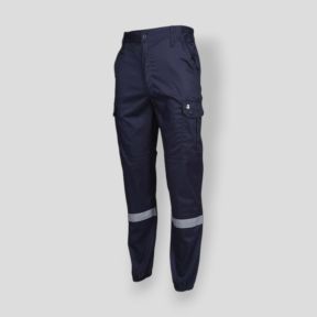 Spodnie ochronne przeciwpożarowe z elastanem SAFETY - Granatowy - Nine Worths