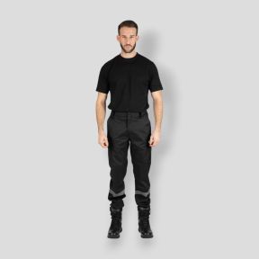 Sicherheitshose mit Elasthan SAFETY - Schwarz - Nine Worths