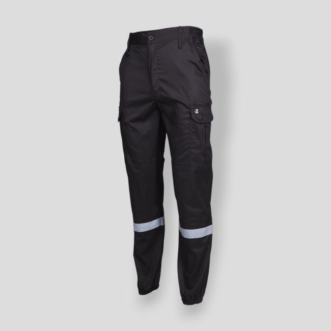 Pantalón de Seguridad con elastano SAFETY - Negro - Nine Worths