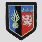 Emblema de Tecido com velcro Gendarmerie Mobile ZDS-Sul-Este Lyon (5º LGM) - Alta visibilidade