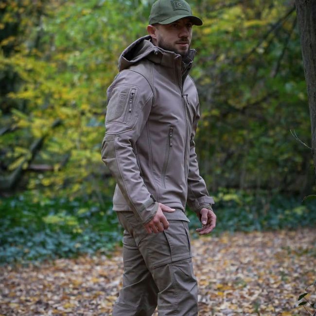 Casaco softshell ripstop Dutycall - Coyote - GK