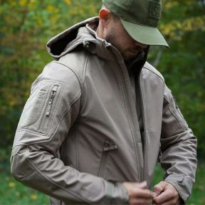 Chaqueta softshell ripstop Dutycall - Coyote - GK