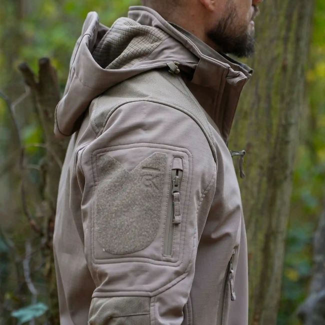 Softshell-Ripstop-Jacke Dutycall - Coyote - GK
