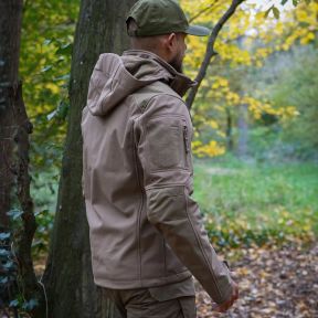 Giacca softshell ripstop Dutycall - Coyote - GK