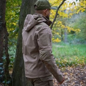 Giacca softshell ripstop Dutycall - Coyote - GK