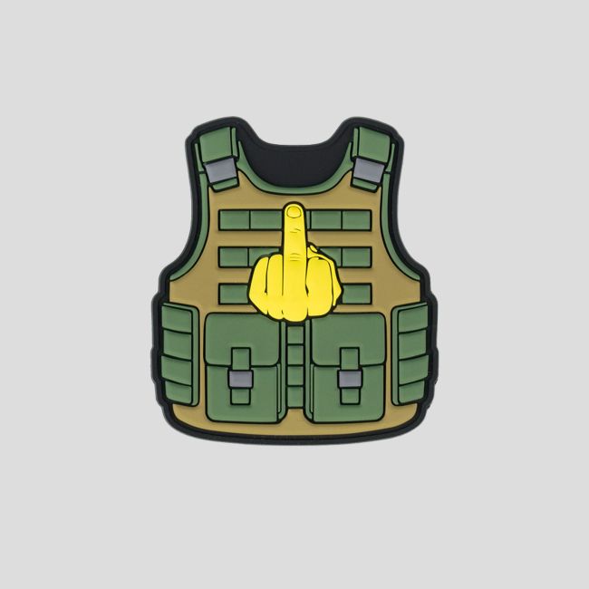 Patch 3D in PVC con velcro Gilet tattico Fuck You - 101 Inc
