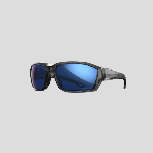 Alpine Sonnenbrille (Captivate™ polarisierte und blaue Verspiegelungsgläser) - Transparent Grau - Wiley X