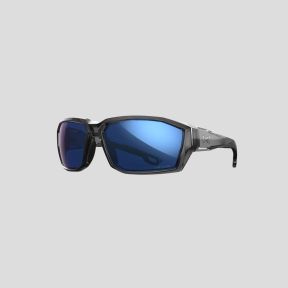 Lunettes de soleil Alpine (verres Captivate™ polarisés et miroirs Bleus) - Gris Transparent - Wiley X