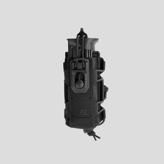 Porta Caricatore Doppio Sovrapposto 9mm Dutycall - Nero - GK