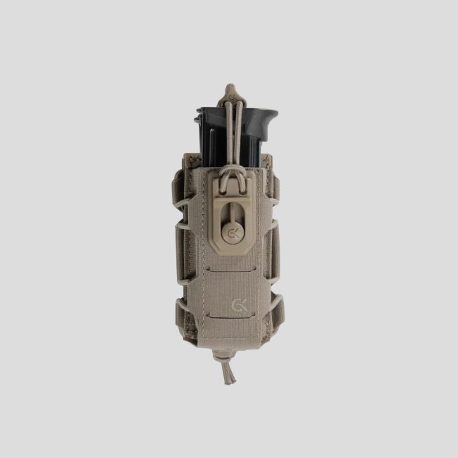 Doppio Porta Caricatore Sovrapposto 9mm Dutycall - Coyote - GK