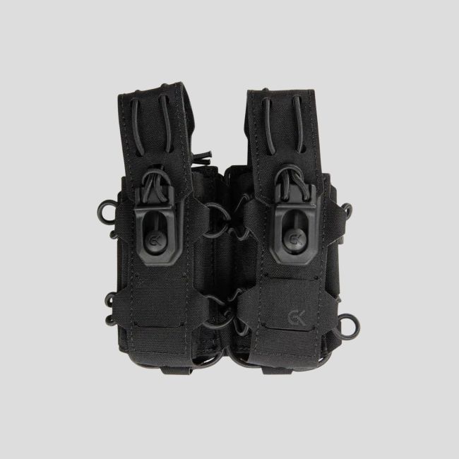 Doppeltes 9mm Magazinhalter Dutycall - Schwarz - GK