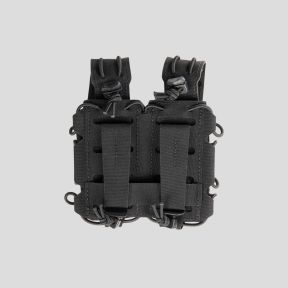 Podwójny uchwyt magazynka 9mm Dutycall - Czarny - GK