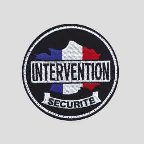 Embleem Stof met velcro rond Beveiliging Interventie