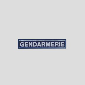 Retroreflecterende barrette met klittenband 10x2cm - Gendarmerie