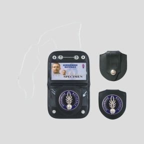 PORTE CARTE AVEC CHAINE et MEDAILLE GENDARMERIE GEND OPJ - Patrol Equipement