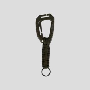 Paracord karabijnhaak 19 cm - Kaki - Ares