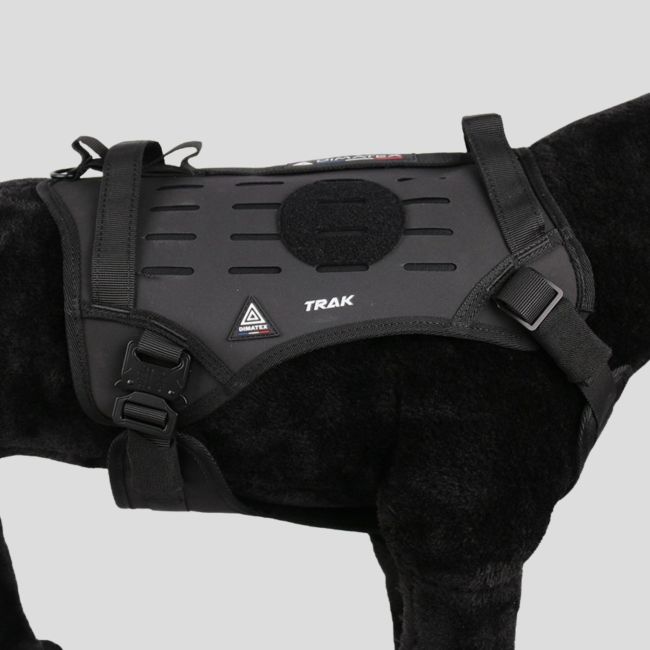 Arnês para cão TRAK - Black Line - Dimatex