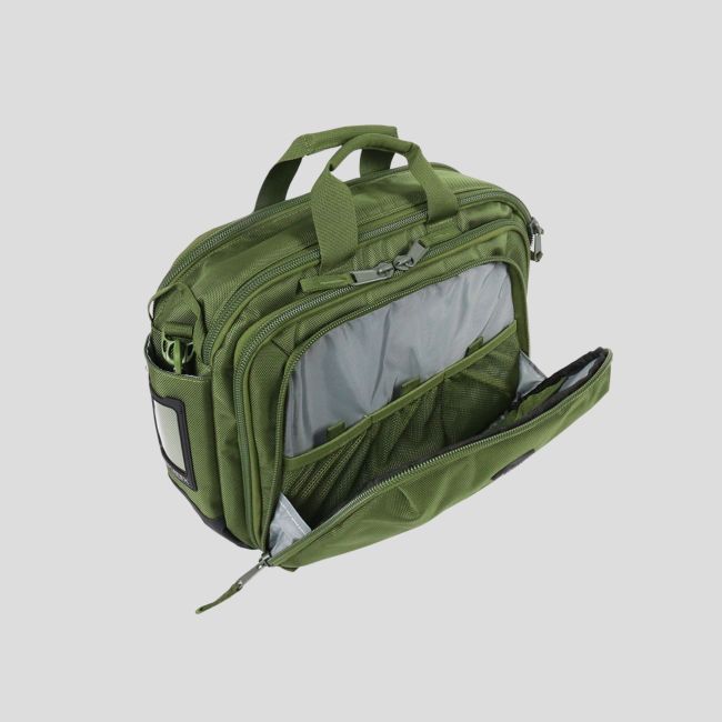 Maletín portadocumentos CONTROL 17" - Verde OTAN - Dimatex