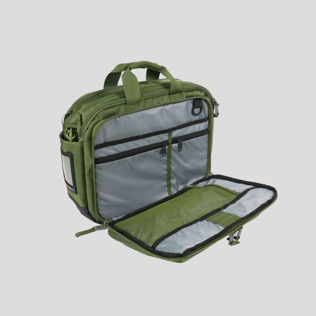 Maletín portadocumentos CONTROL 17" - Verde OTAN - Dimatex