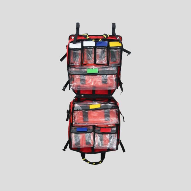 Sac de secours à panneaux modulaires TOM 50 NG - Rouge - Dimatex