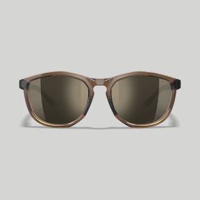 Occhiali da sole Bravo (lenti Captivate™ specchio Grigio Tungsteno) - Tan Trasparente/Nero - Wiley X