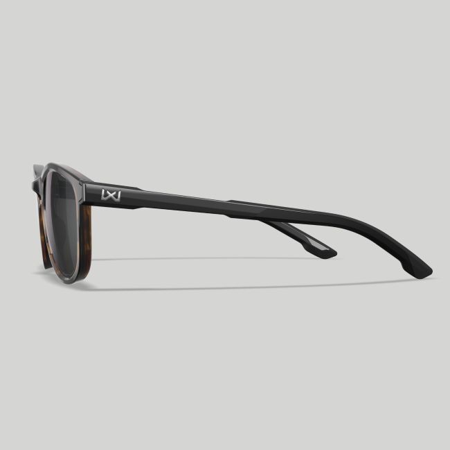 Óculos de sol Bravo (lentes Captivate™ polarizadas Cinza) - Castanho Manchado/Preto - Wiley X