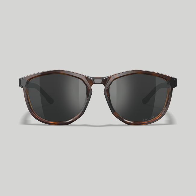 Lunettes de soleil Bravo (verres Captivate™ polarisés Gris) - Marron Tacheté/Noir - Wiley X