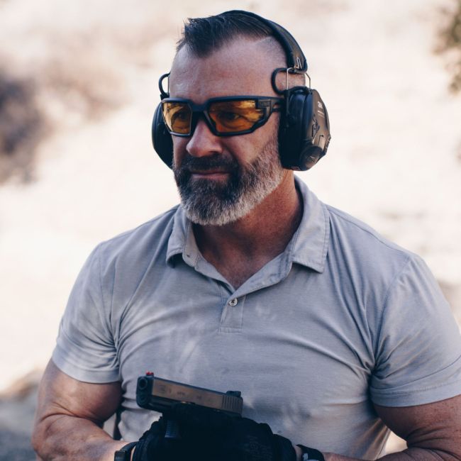 Gafas de protección balística Type-X (lentes Ambarinos) - Negro - Mechanix