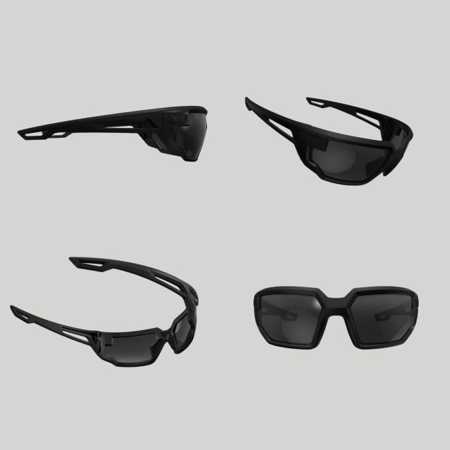 Lunettes de protection balistique Type-X (verres Fumés) - Noir - Mechanix