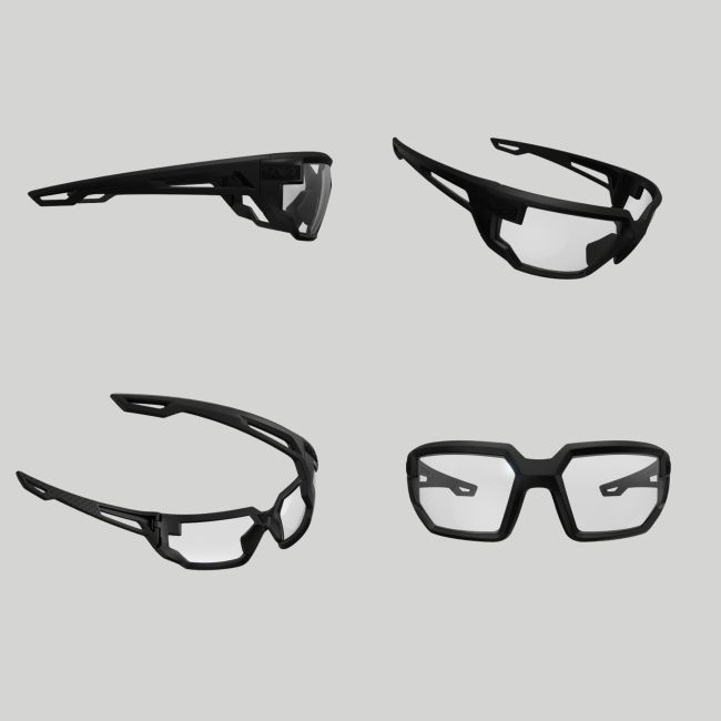 Ballistische Schutzbrille Typ-X (Klare Gläser) - Schwarz - Mechanix