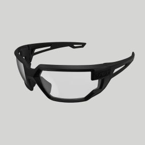 Okulary ochronne balistyczne Type-X (soczewki bezbarwne) - Czarny - Mechanix