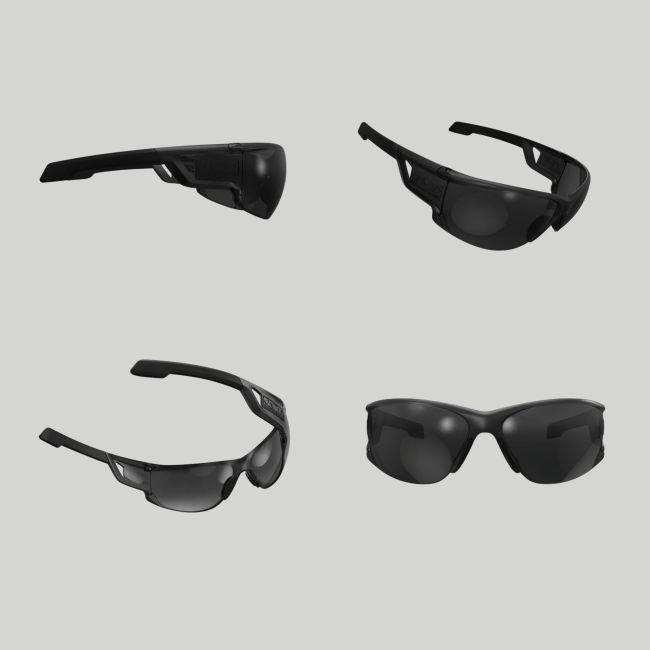 Gafas de protección balística Type-N (lentes Ahumados) - Negro - Mechanix