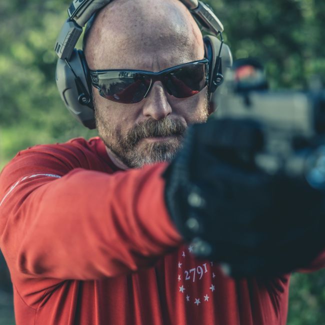Ballistische Schutzbrille Typ-N (Getönte Gläser) - Schwarz - Mechanix
