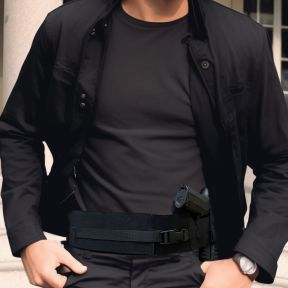 Cintura per porto occulto con fondina - Nero - Patrol Equipment