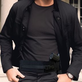 Cinturón de porte oculto con funda - Negro - Patrol Equipment
