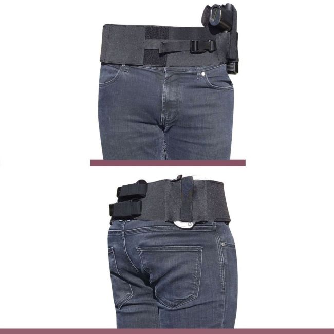 Cinto de porte discreto com coldre - Preto - Patrol Equipment