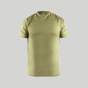 T-shirt neutra - Verde Oliva - GK