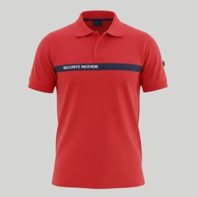 Polo Seguridad Contra Incendios ADUM - Rojo - Force Series