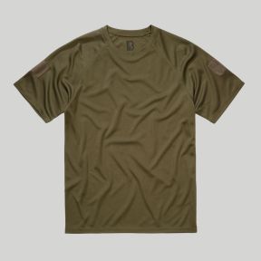 T-shirt Quickdry com velcro - Verde Oliva - Brandit