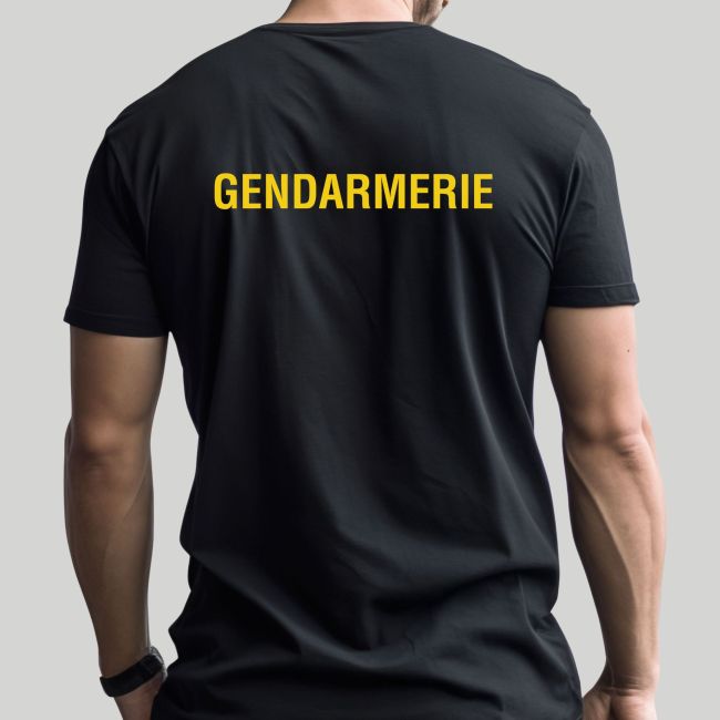 T-shirt sitodrukowany Żandarmeria Ruchoma - Czarny - Patrol Equipement