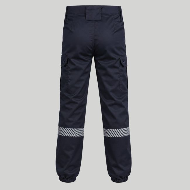 Pantalón de Seguridad contra Incendios con elastano SECURITY - Azul Marino - Force Series