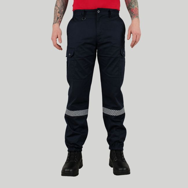 Feuerschutzhose mit Elasthan SECURITY - Marine - Force Series