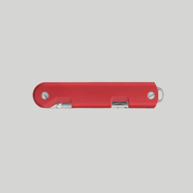 Cuchillo Baroudeur + cubiertos - Rojo - TB Outdoor