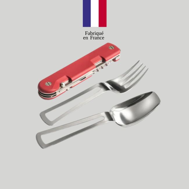 Baroudeur Messer + Besteck - Rot - TB Outdoor