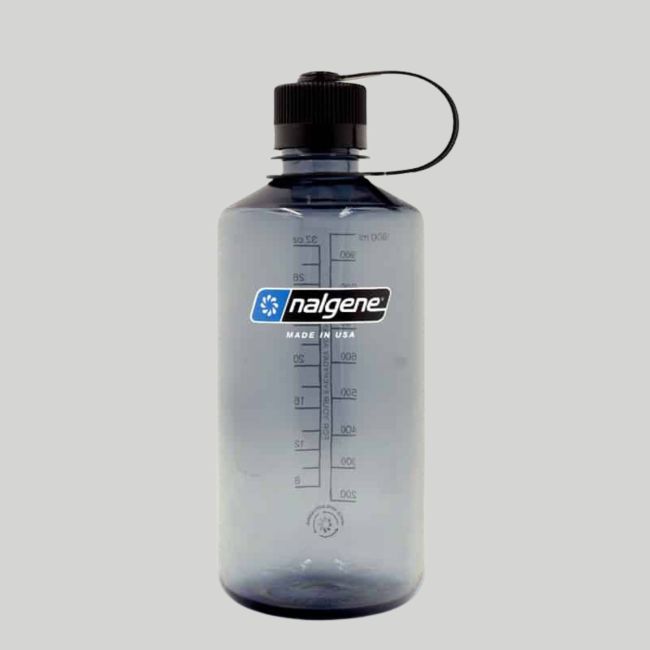 Gourde à petit goulot 1L - Gris/Noir - Nalgene